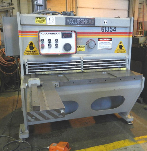 10 GA x 4' ACCURSHEAR ... SHEET METAL SHEAR